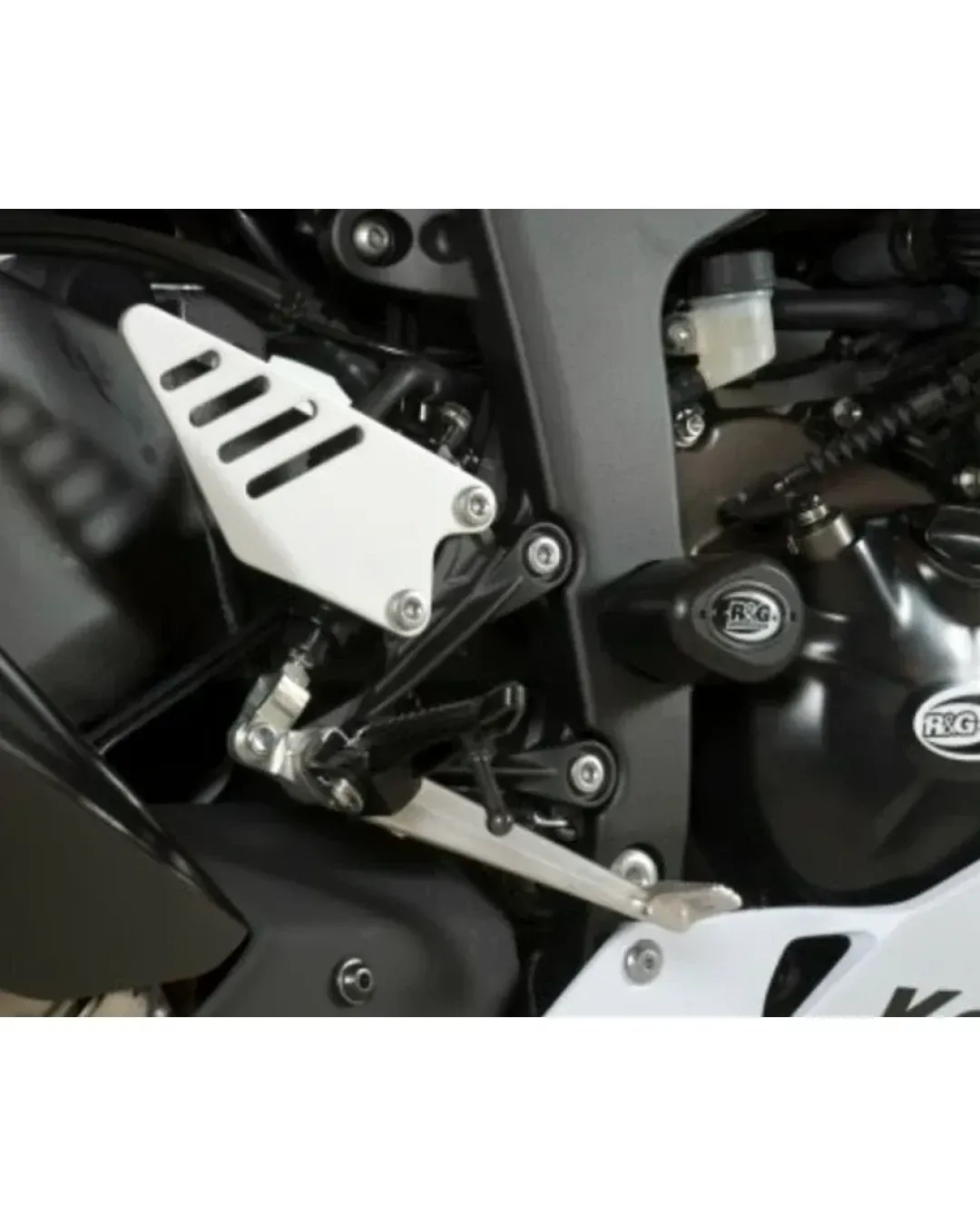 Краш тапи R&G RACING Aero Crash Protectors White Kawasaki ZX6R 636 13-25