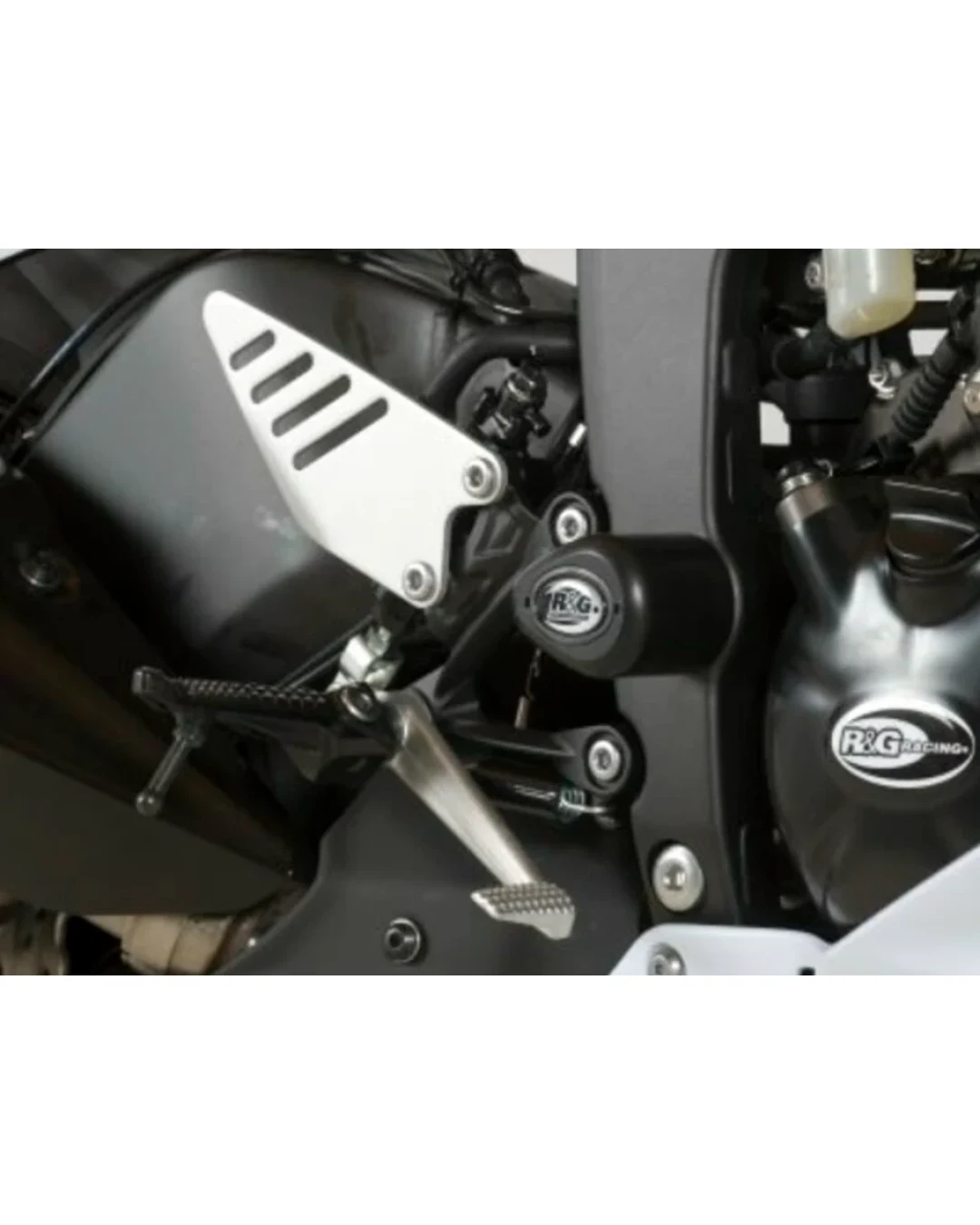 Краш тапи R&G RACING Aero Crash Protectors White Kawasaki ZX6R 636 13-25