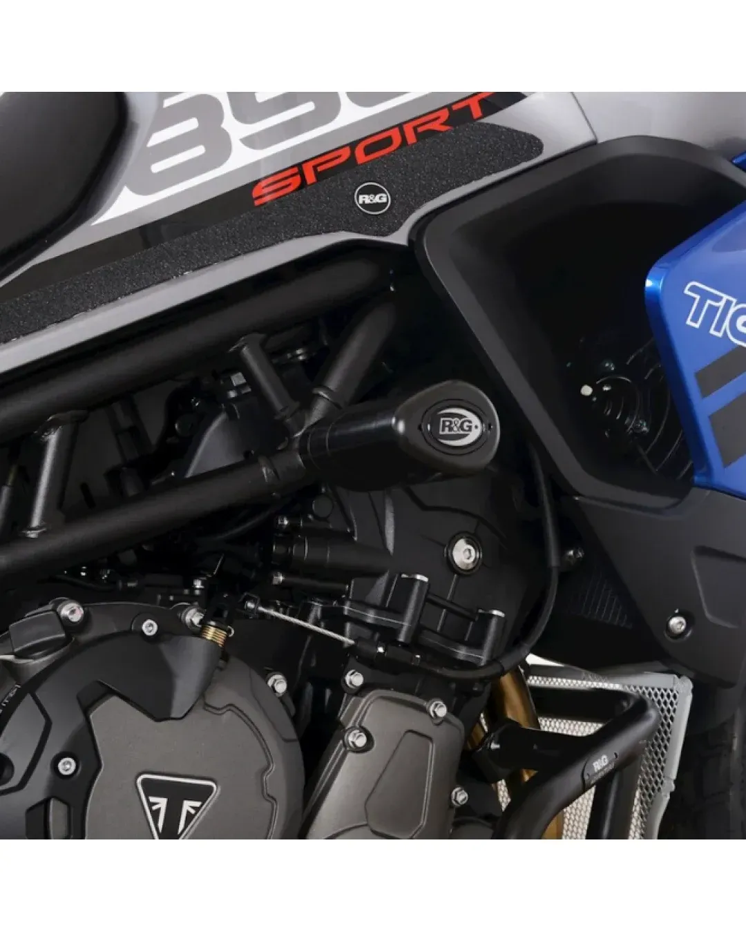 Краш тапи R&G RACING Aero Crash Protectors - White Triumph Tiger 850 Sport