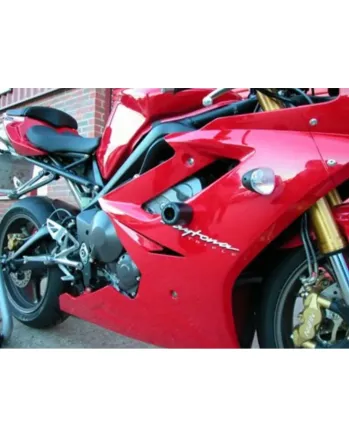 Краш тапи R&G RACING Classic Style Crash Protectors White Triumph 675 Daytona 06-12