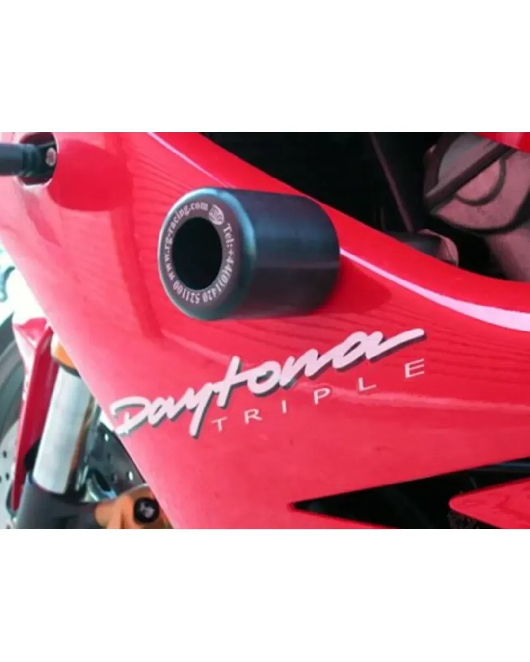 Краш тапи R&G RACING Classic Style Crash Protectors White Triumph 675 Daytona 06-12