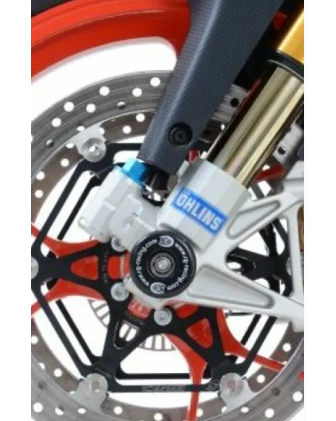 Краш тапи за ост R&G RACING black fork protection Aprilia Tuono V4