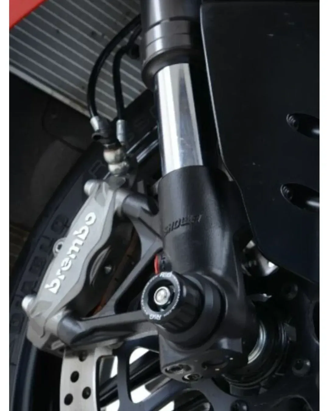 Краш тапи за ост R&G RACING black fork protection Ducati Panigale 1299