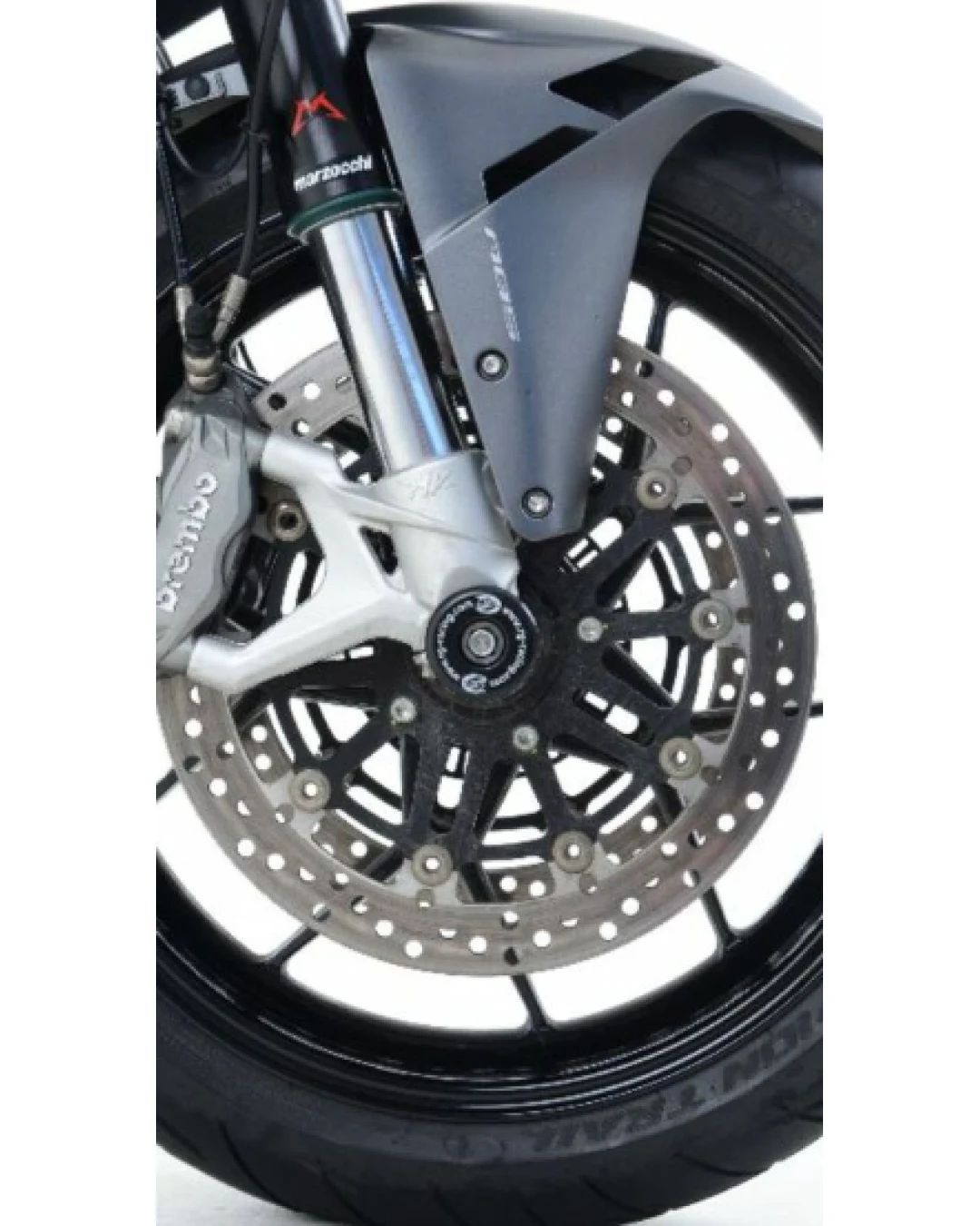 Краш тапи за ост R&G RACING black fork protection MV Agusta Stradale 800