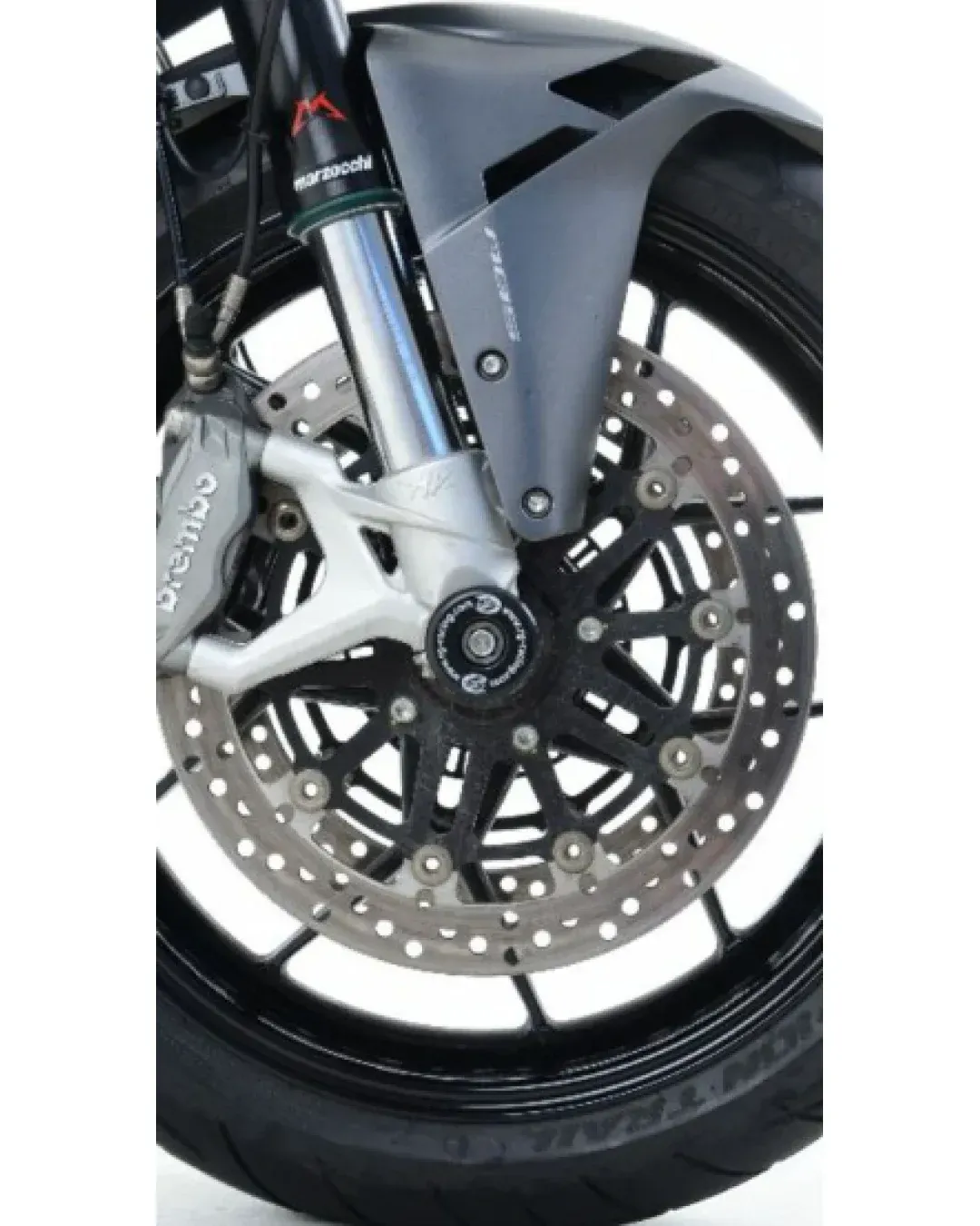 Краш тапи за ост R&G RACING black fork protection MV Agusta Stradale 800