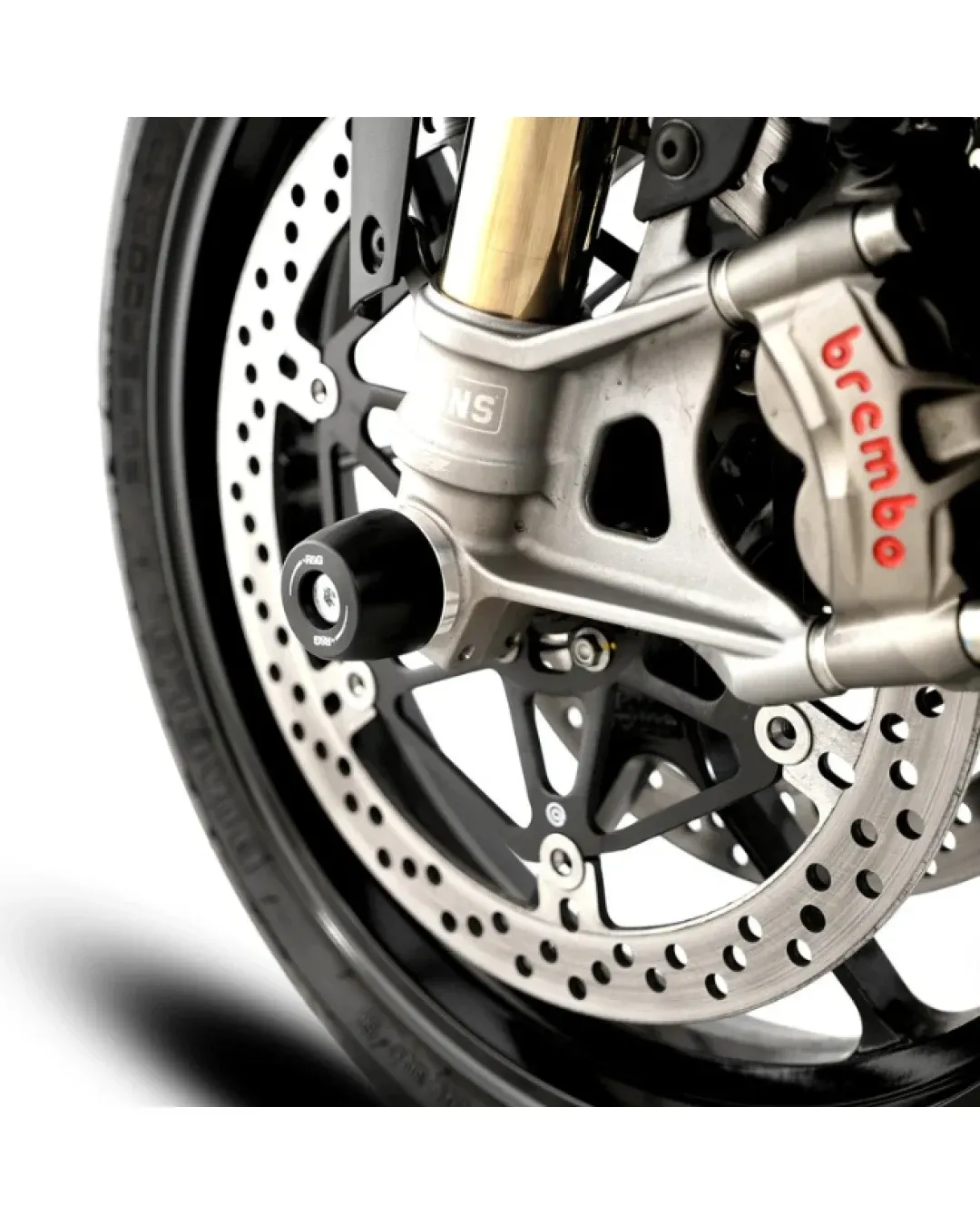 Краш тапи за ост R&G RACING Fork Protection Black Aprilia Tuono 1100 V4 Factory 25-26