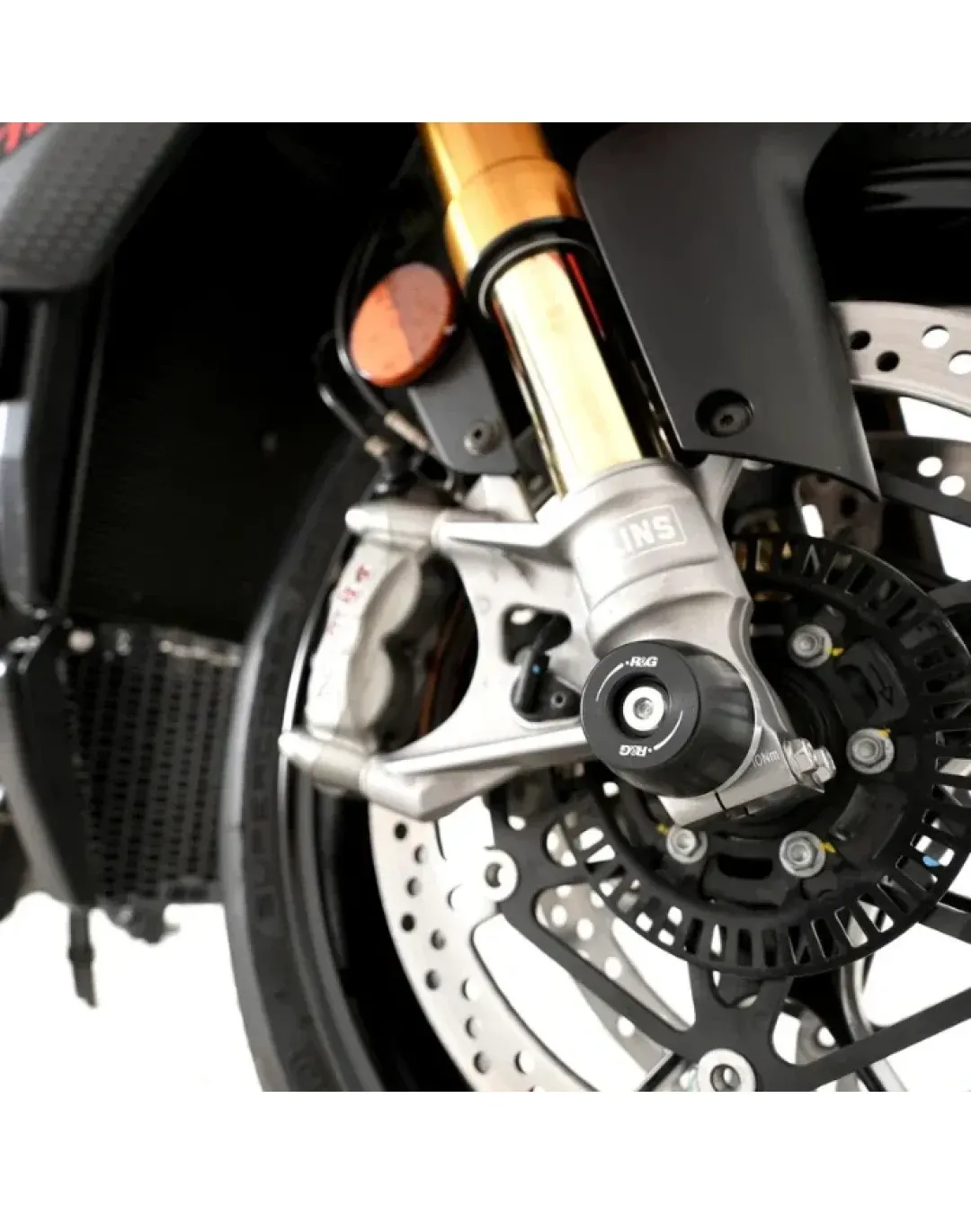 Краш тапи за ост R&G RACING Fork Protection Black Aprilia Tuono 1100 V4 Factory 25-26