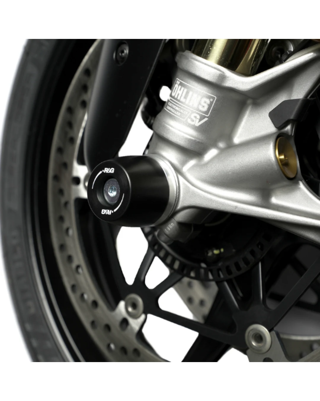 Краш тапи за ост R&G RACING Fork Protection Black Ducati Panigale V4 25-26