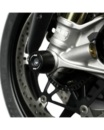 Краш тапи за ост R&G RACING Fork Protection Black Ducati Panigale V4 25-26