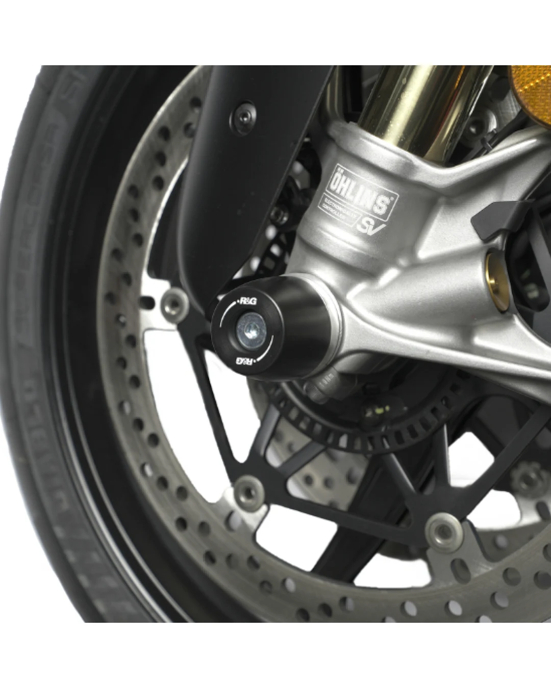Краш тапи за ост R&G RACING Fork Protection Black Ducati Panigale V4 25-26
