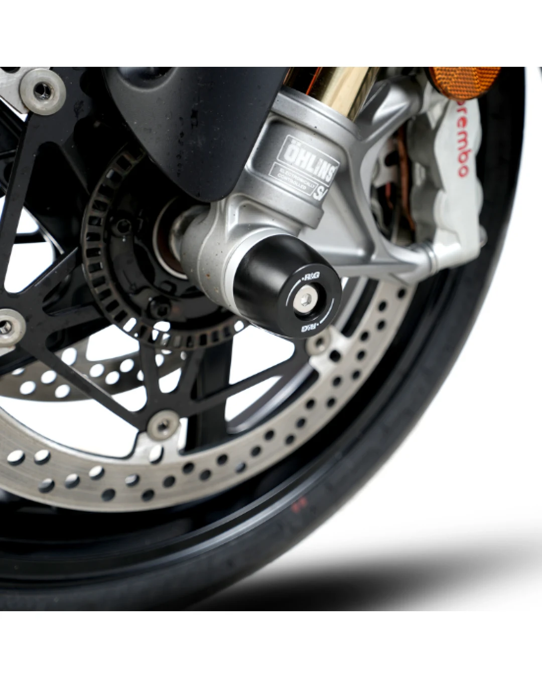 Краш тапи за ост R&G RACING Fork Protection Black Ducati Panigale V4 25-26