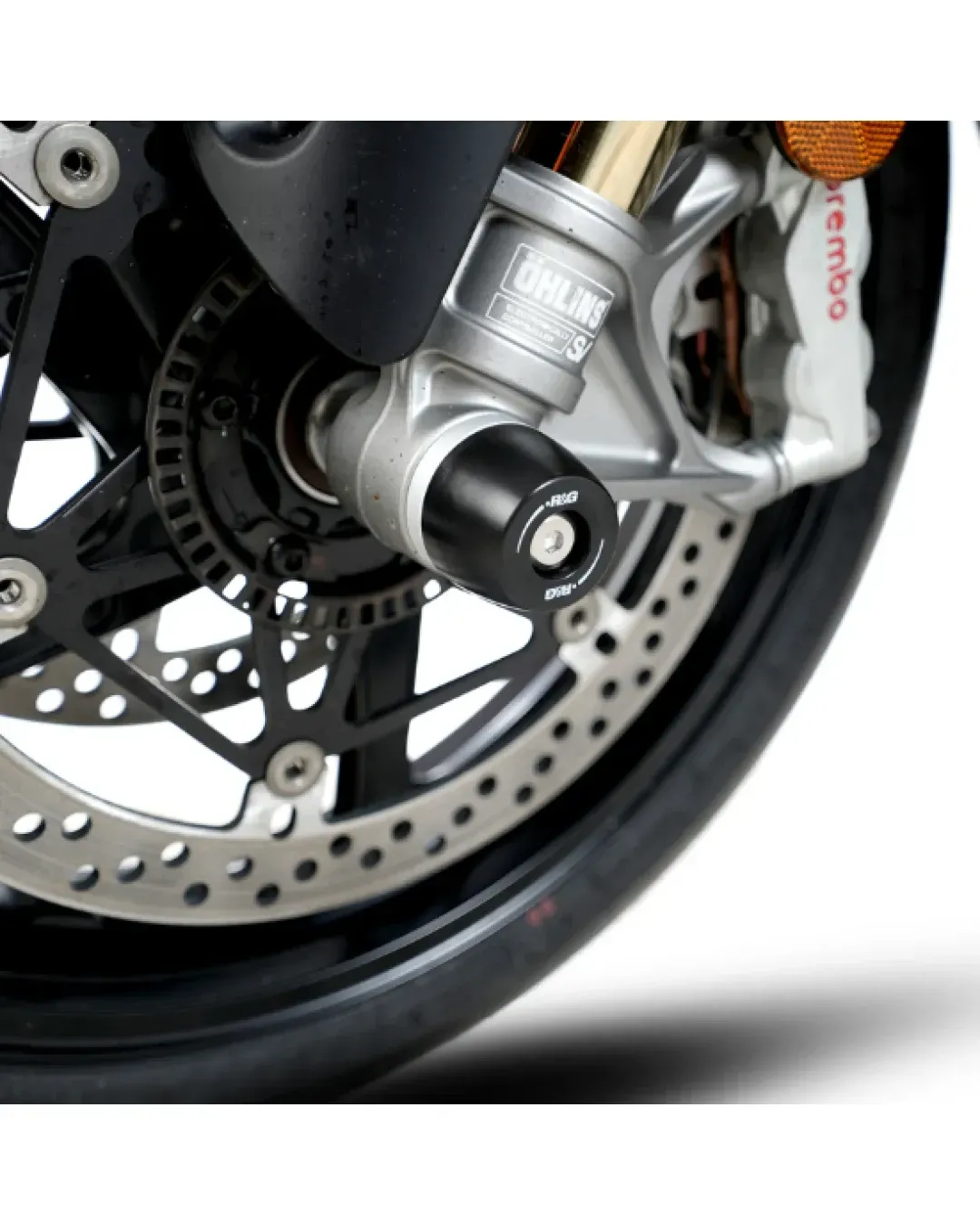 Краш тапи за ост R&G RACING Fork Protection Black Ducati Panigale V4 25-26