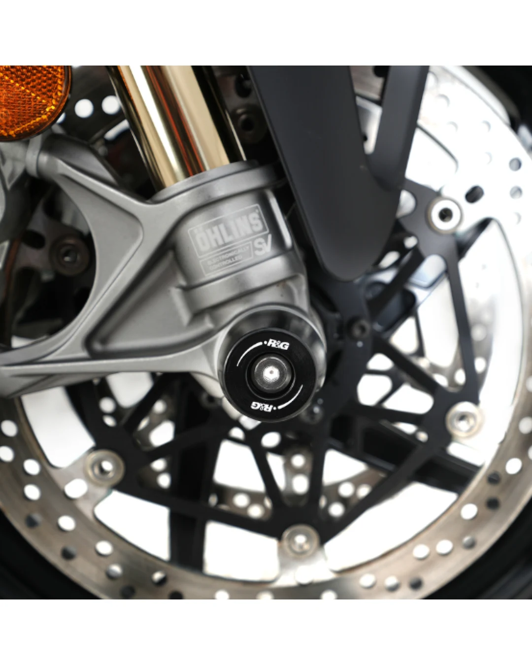 Краш тапи за ост R&G RACING Fork Protection Black Ducati Panigale V4 25-26