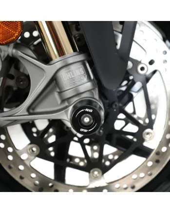 Краш тапи за ост R&G RACING Fork Protection Black Ducati Panigale V4 25-26