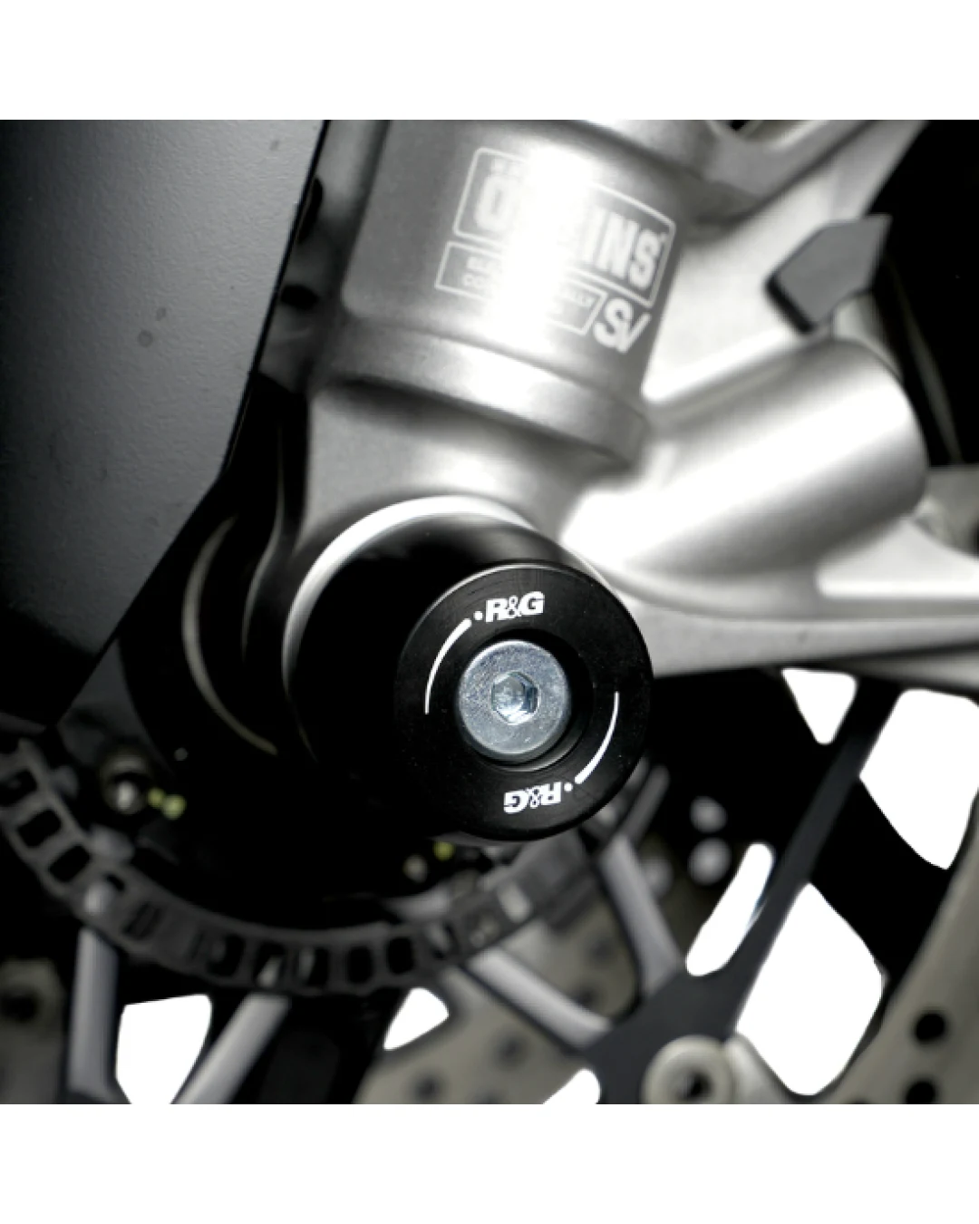 Краш тапи за ост R&G RACING Fork Protection Black Ducati Panigale V4 25-26