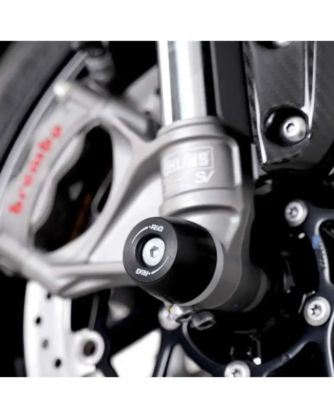 Краш тапи за ост R&G RACING Fork Protection Black Triumph Speed Triple 1050 RS 18-21 / S 16-21 / 1200 RS 21-25 / RR 22-25