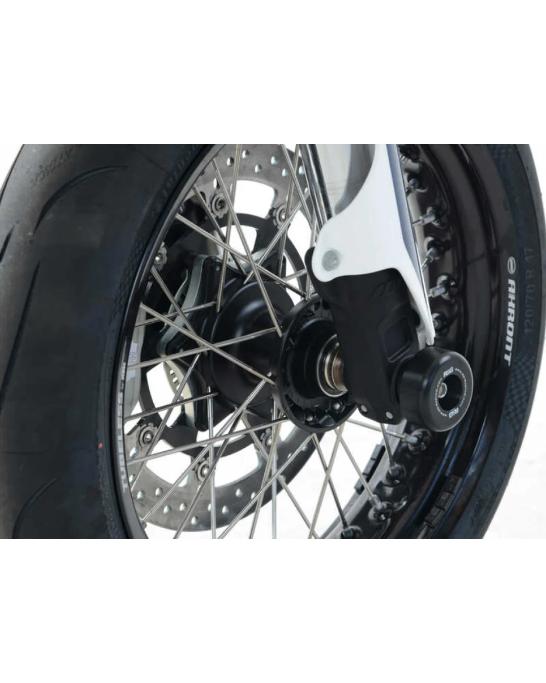 Краш тапи за ост R&G RACING Fork Protector Black Husqvarna 701 Supermoto
