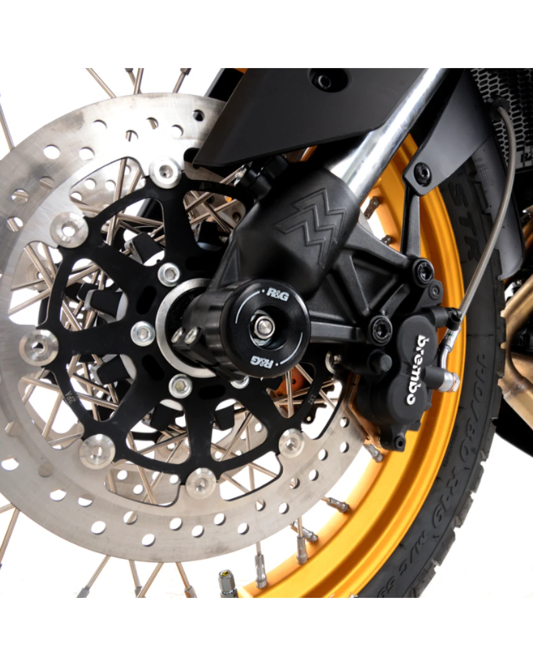 Краш тапи за ост R&G RACING Fork Protectors Black MOTO MORINI X-CAPE 650 22-26
