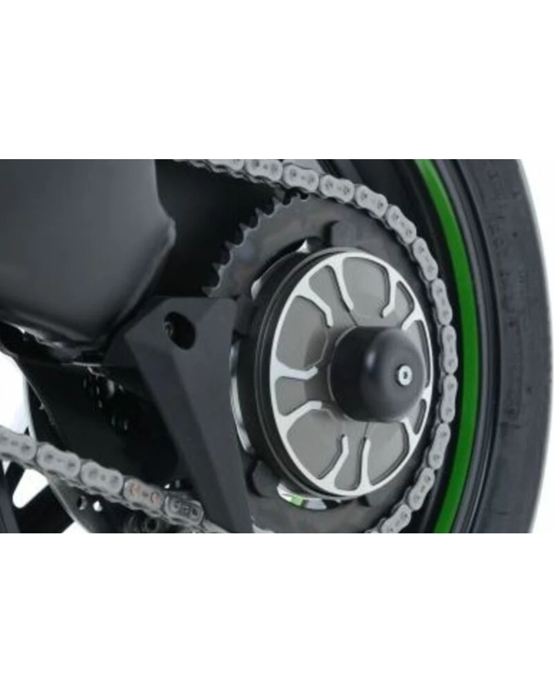 Краш тапи за ост R&G RACING swingarm protectors black Kawasaki H2 15-19 / H2R 15-22