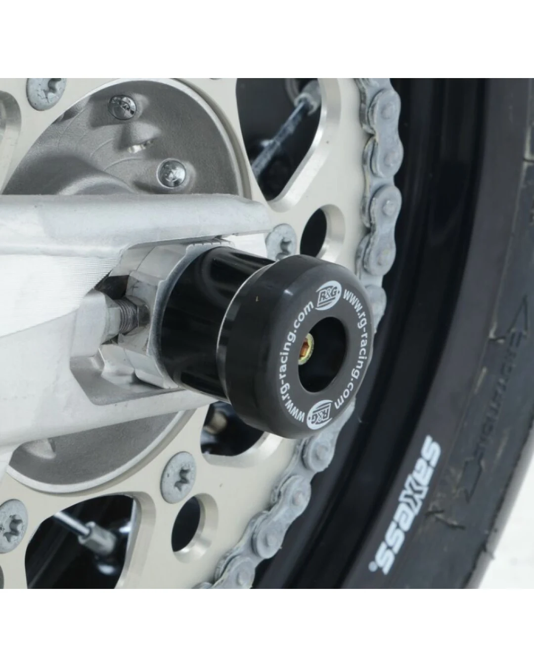 Краш тапи за ост R&G RACING Swingarm Protectors Black Moto Morini Corsaro 1200 05-10 / Husqvarna FS 450 15-18
