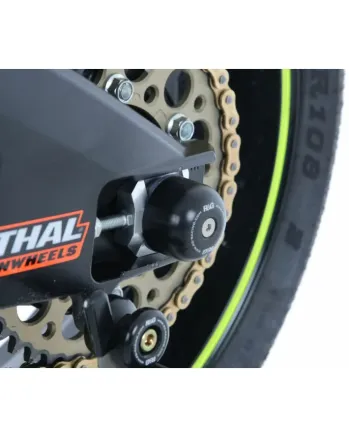 Краш тапи за ост R&G RACING Swingarm Protectors Black Suzuki GSX-R1000 17-21