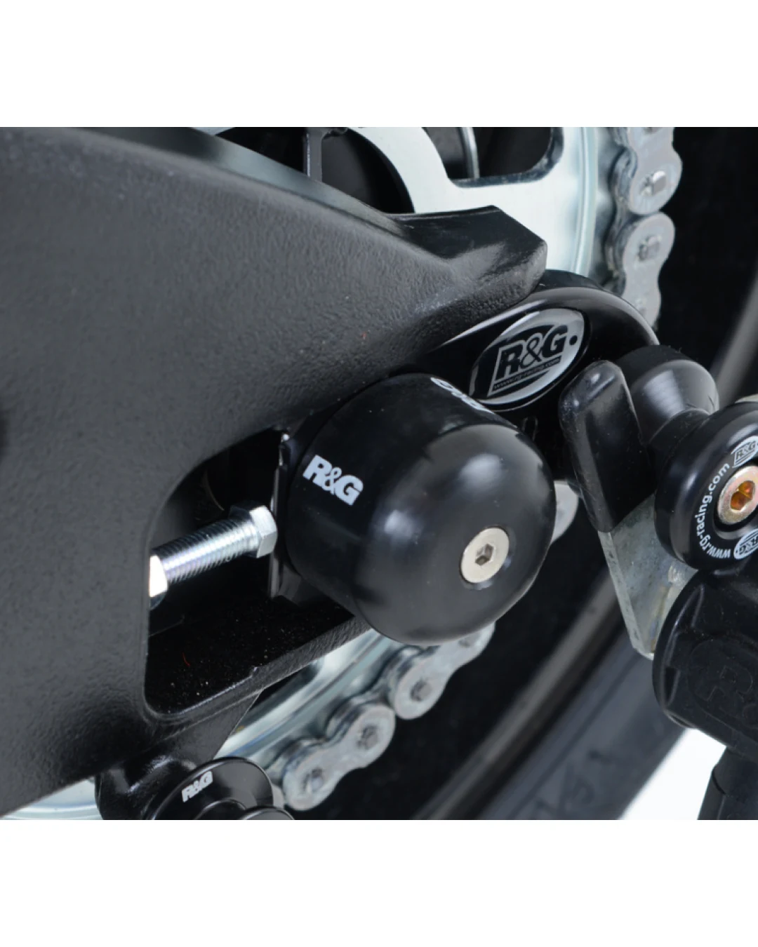 Краш тапи за ост R&G RACING Swingarm Protectors Black Suzuki GSX-S 1000 ABS/FA 16-21