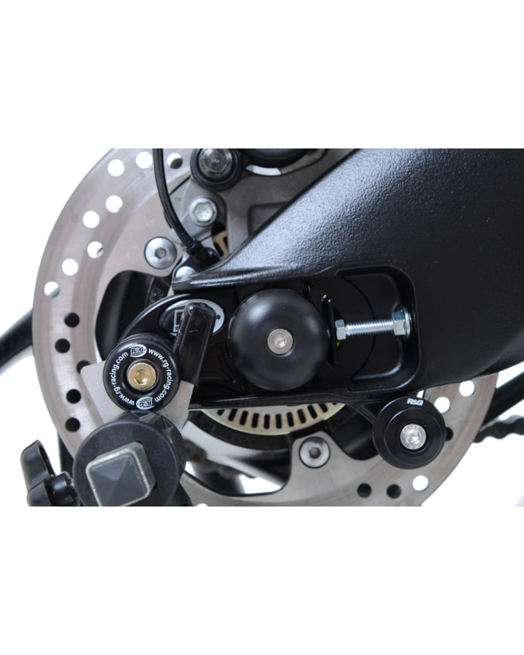 Краш тапи за ост R&G RACING Swingarm Protectors Black Suzuki GSX-S 1000 ABS/FA 16-21