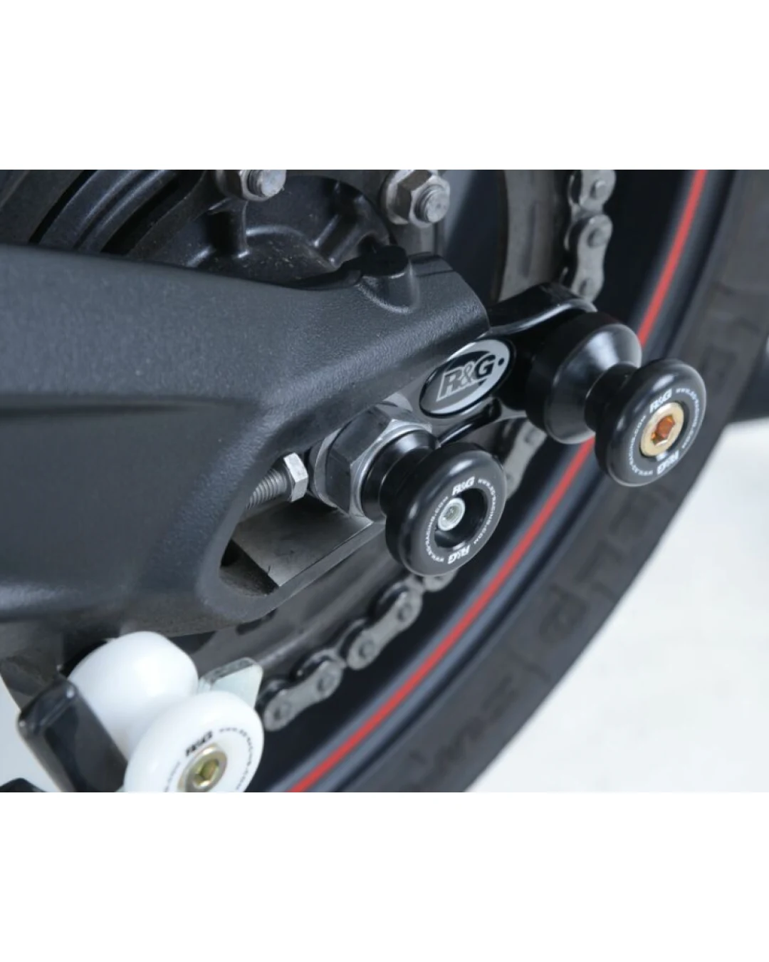 Краш тапи за ост R&G RACING Swingarm Protectors Black Triumph Daytona/SpeedTriple 765