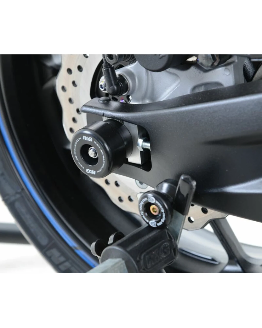 Краш тапи за ост R&G RACING Swingwarm Protection Black Yamaha Tracer 700 16-20