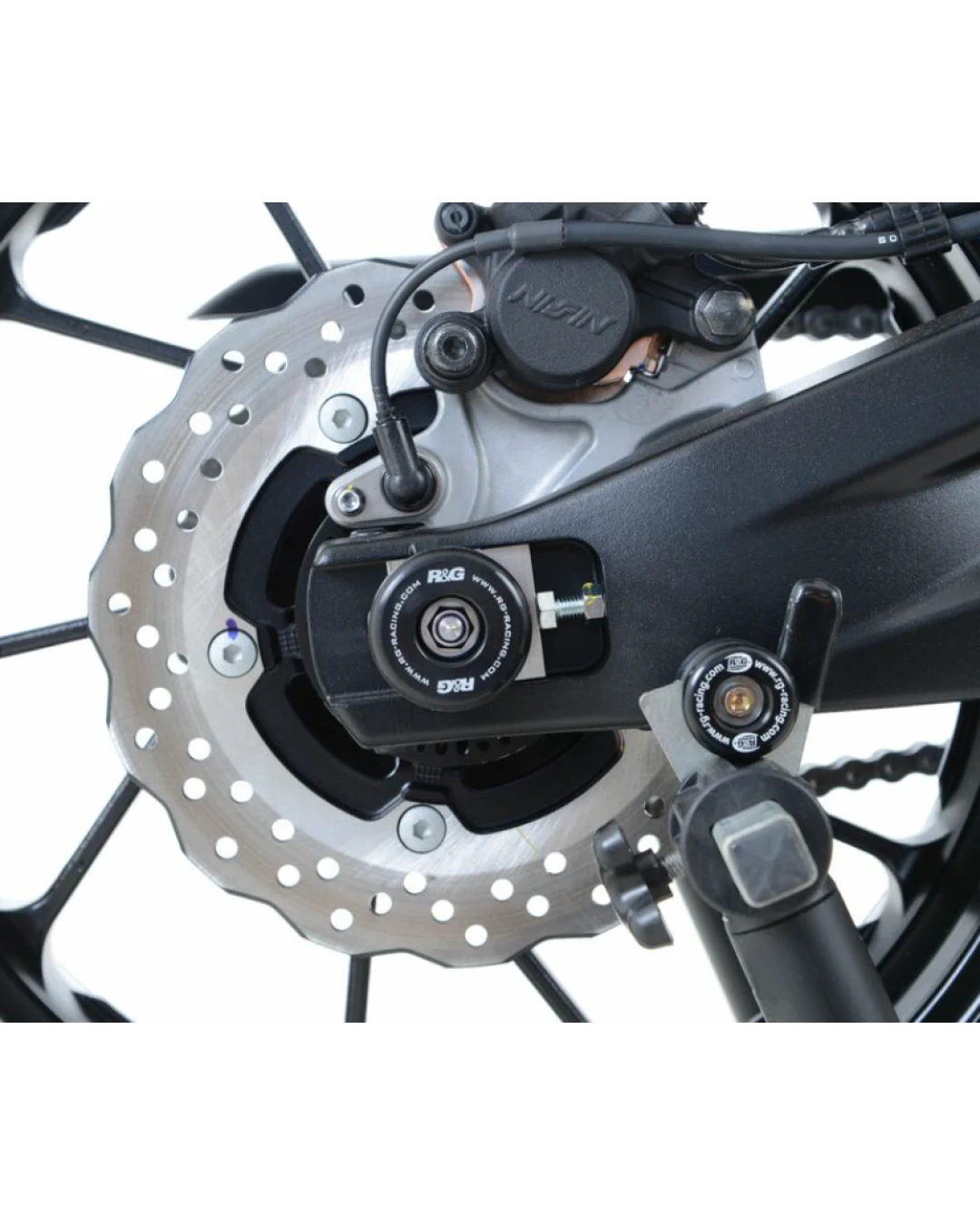Краш тапи за ост R&G RACING Swingwarm Protection Black Yamaha Tracer 700 16-20