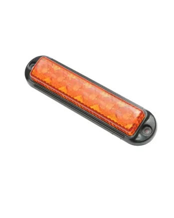 LED аварийна / сигнална лампа (Flash) – Жълта 6 Диода 4 режима 12V-24V