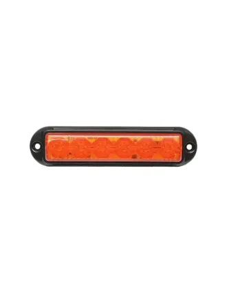 LED аварийна / сигнална лампа (Flash) – Жълта 6 Диода 4 режима 12V-24V