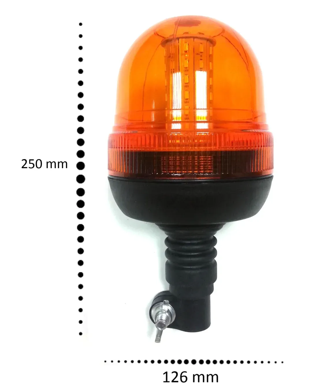 LED Аварийна/сигнална лампа Маяк буркан 12/24V MAR708