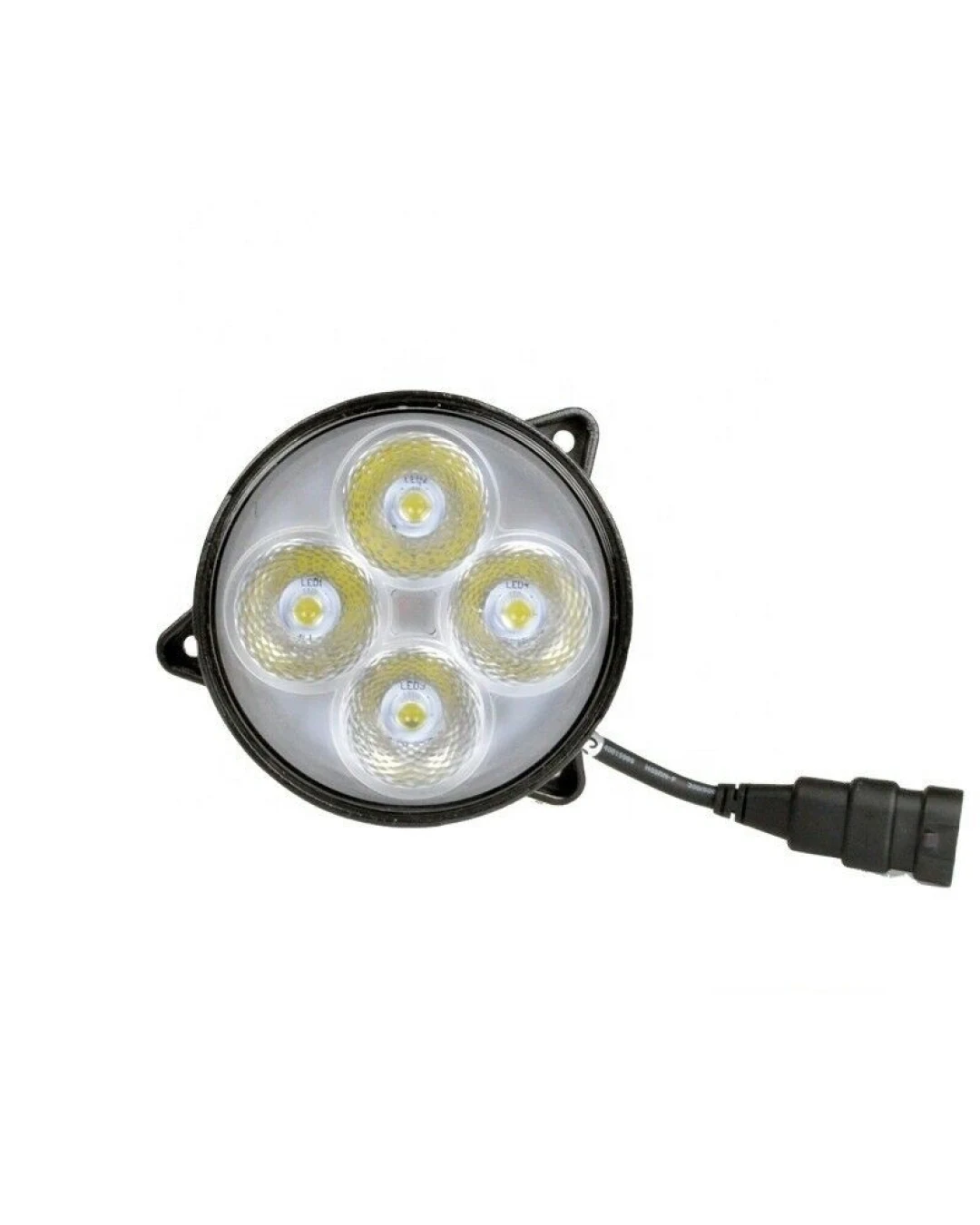 ЛЕД Диоден Халоген LED Фар - 3400lm 8,4cm 40W PRO - ОЕМ Case IH, Challenger, RoGator, John Deere, New Holland