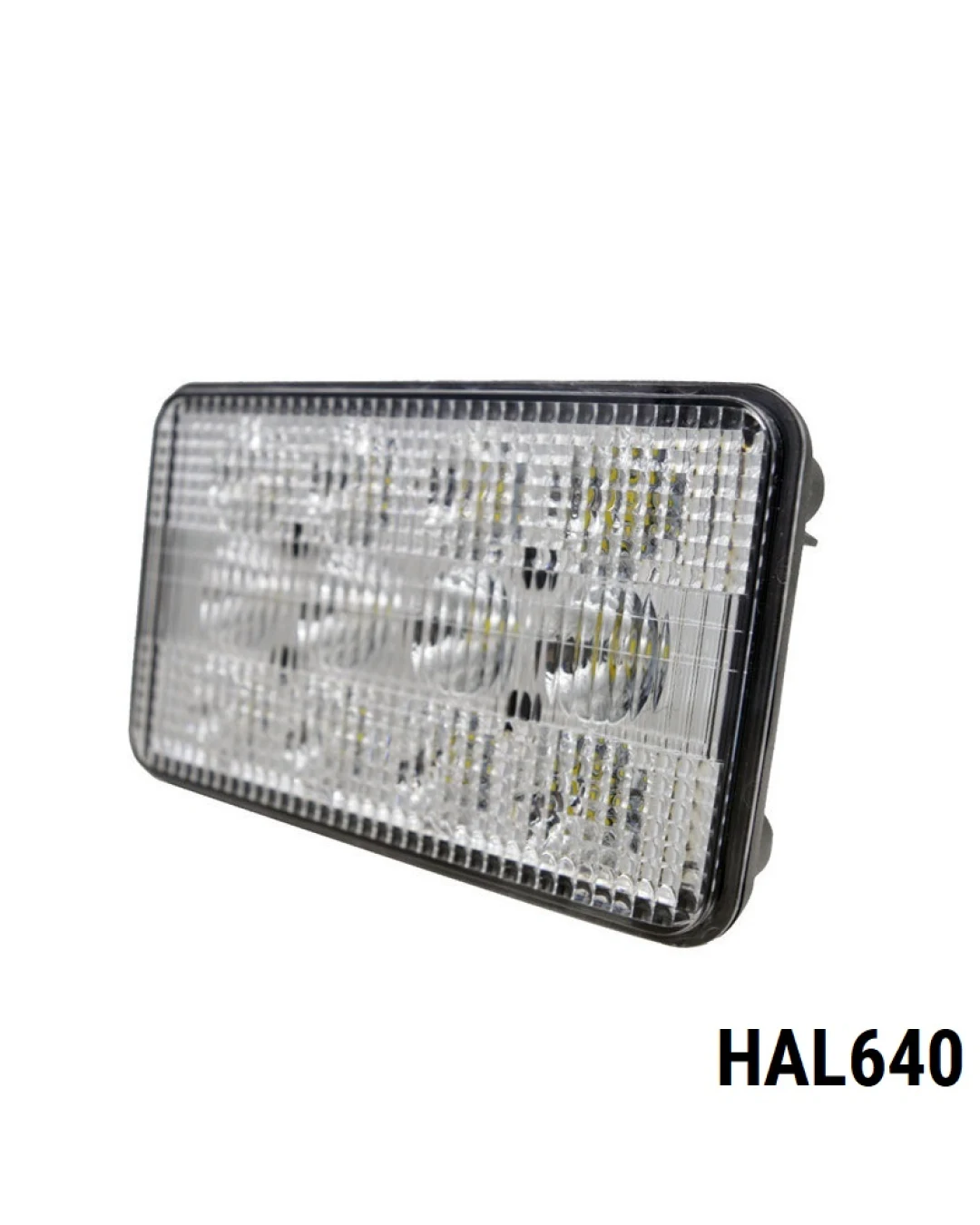 ЛЕД Диоден Халоген LED Фар - 5100lm 16.5cm 60W PRO - Късa/Дълга Светлина - John Deere със Задно Захващане