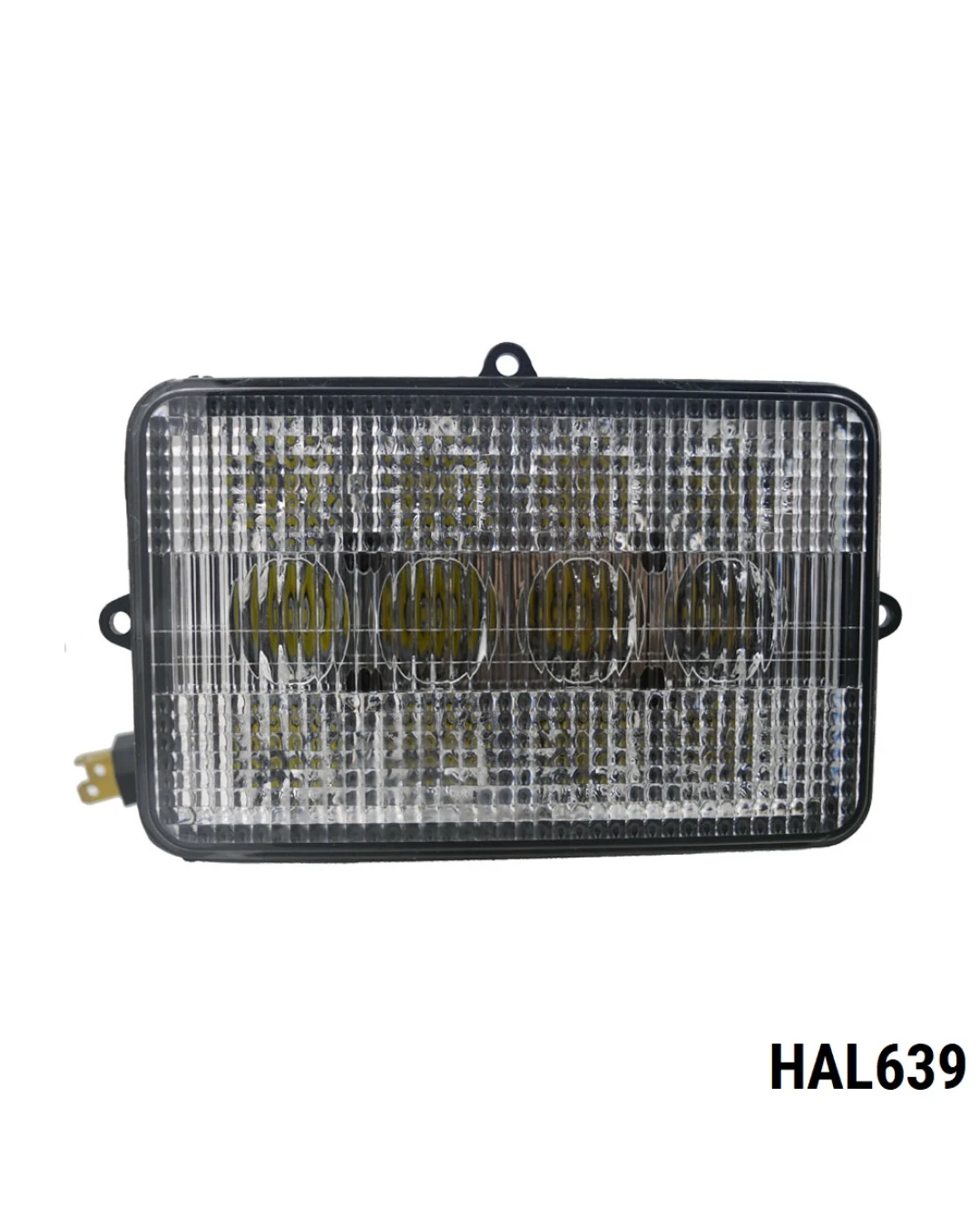 ЛЕД Диоден Халоген LED Фар - 5100lm 16.5cm 60W PRO - Късa/Дълга Светлина - John Deere Странично захващане