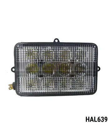 ЛЕД Диоден Халоген LED Фар - 5100lm 16.5cm 60W PRO - Късa/Дълга Светлина - John Deere Странично захващане