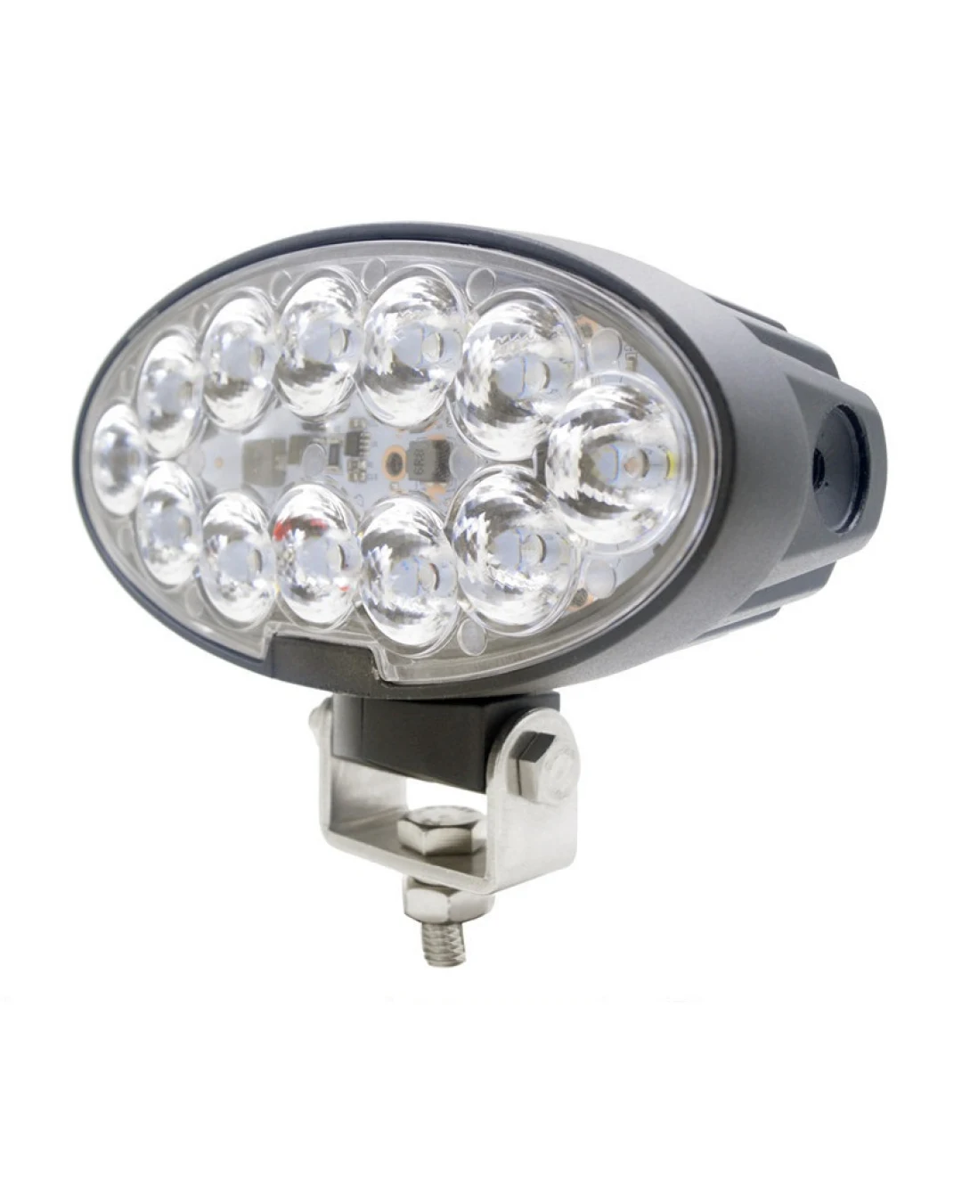 ЛЕД Диоден Халоген LED фар - 5100lm 178mm 60W PRO - Трактор, Комбайн - John Deere 6195R