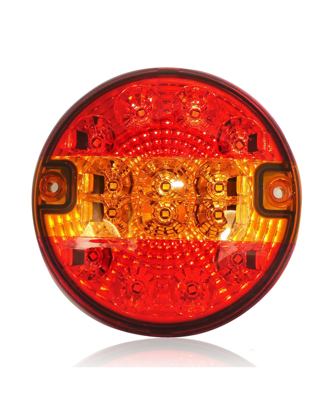 LED Диоден Стоп Тип Хамбургер, Slim, Ø14cm, 12V-24V, За Камион, Ремарке, Бус , Каравана, Кемпер