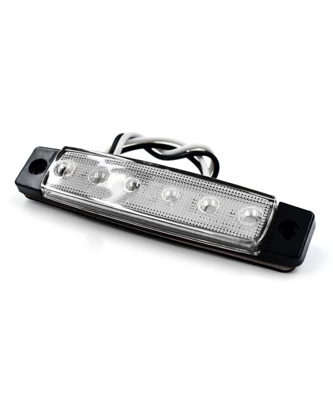 LED габарит бяла светлина с 6 SMD диода – 12V/24V, 93 mm