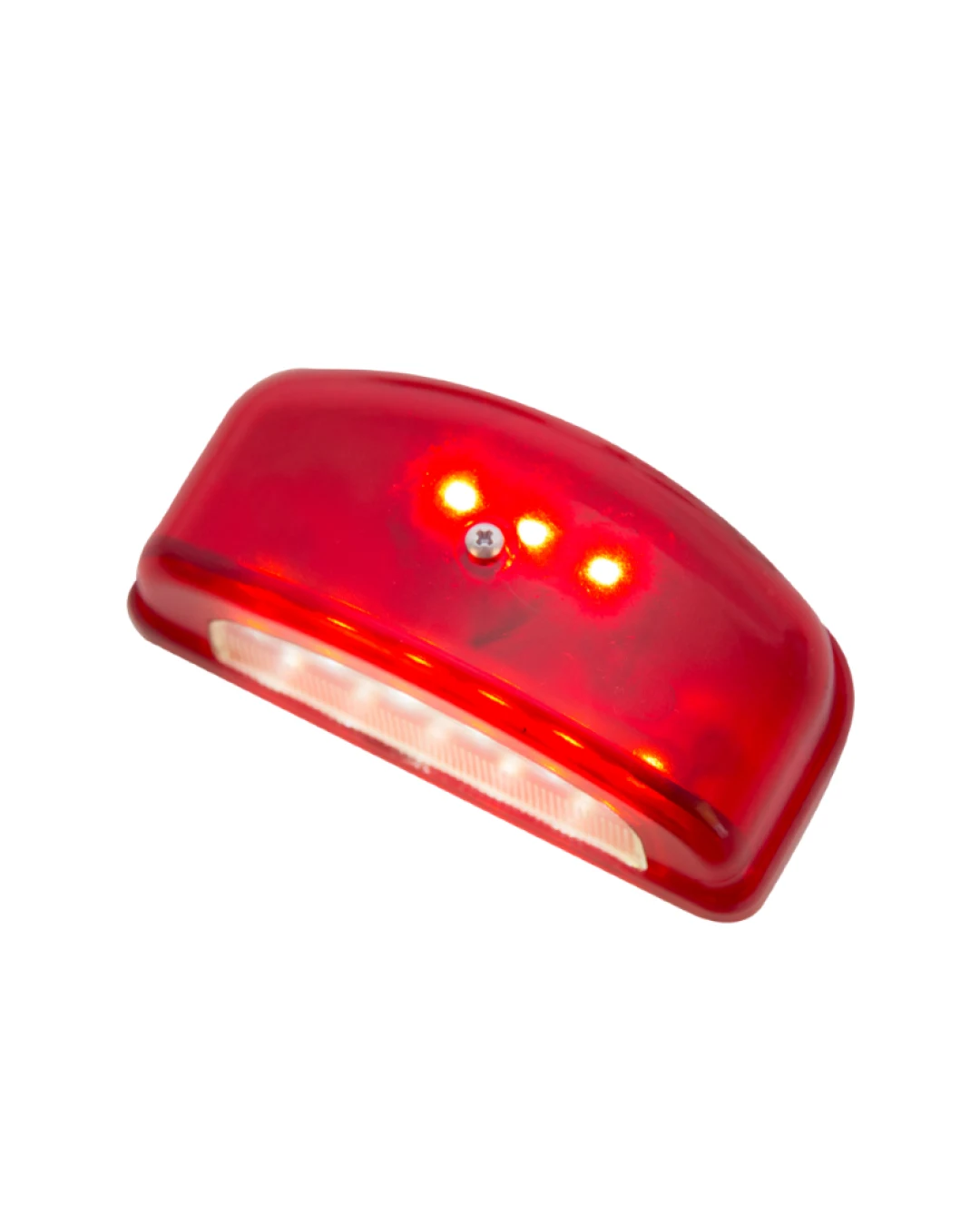 LED Габарит и Плафон / Осветление за регистрационен номер - 2 светлини Бял/Червен 9 диода 12V-24V