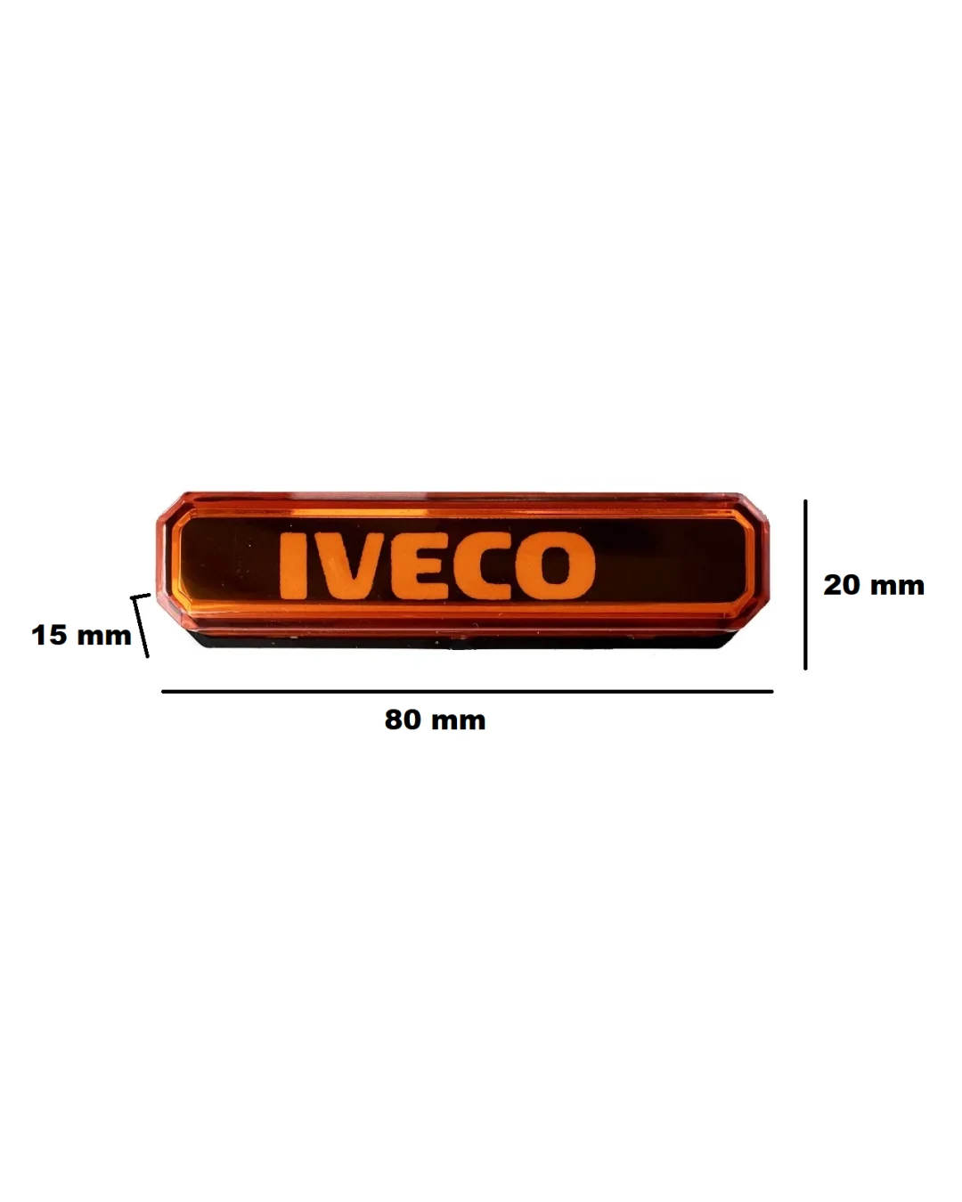 LED габарит оранжева светлина с надпис – 12V/24V