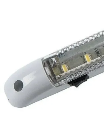 LED Интериорна Лампа, Тръба, 40см, Зелена Светлина, 24V, За Бус, Камион и др.