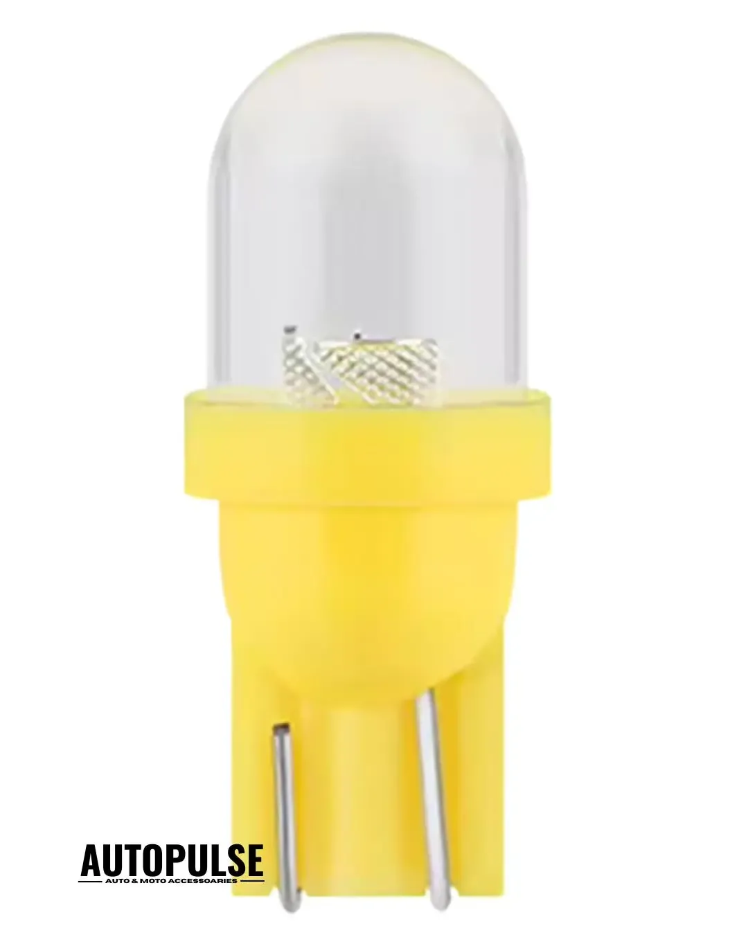 LED Крушка T10 W5W за табло и габарит 12V (Оранжева)
