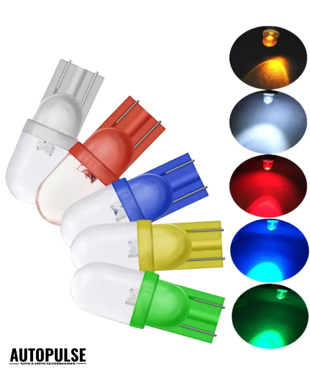 LED Крушка T10 W5W за табло и габарит 12V