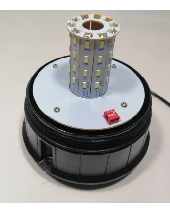 LED Лед 12V 24V Сигнална Аварийна Лампа Маяк Буркан С Магнит И Вакуум