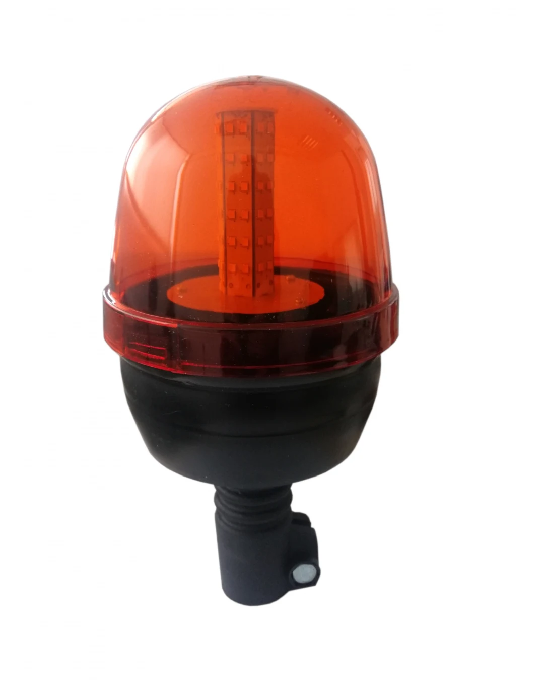 LED ЛЕД Аварийна, Сигнална Лампа Маяк Буркан 12/24V Оранжева, Жълта с Гладко Стъкло и 3 Режима На Светлина