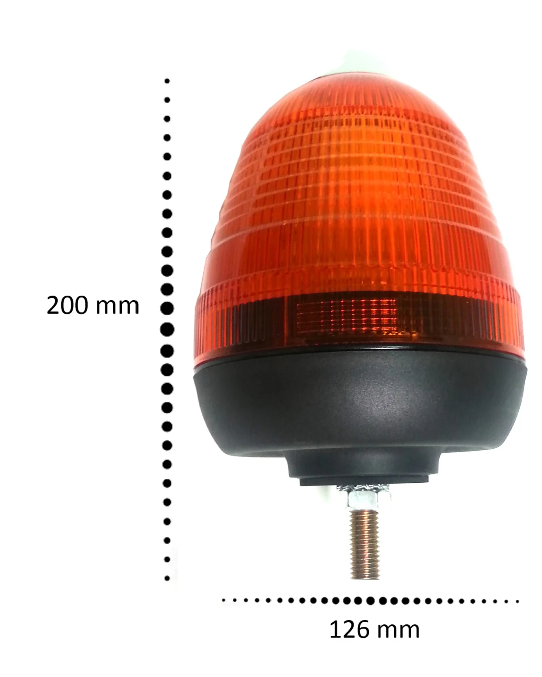 LED ЛЕД Аварийна/сигнална лампа Маяк буркан 12/24V MAR706