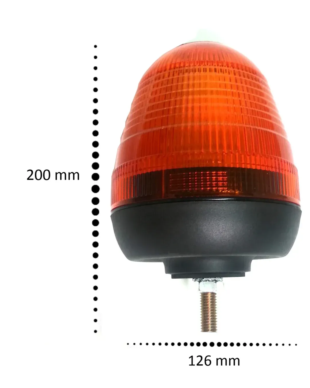 LED ЛЕД Аварийна/сигнална лампа Маяк буркан 12/24V MAR706