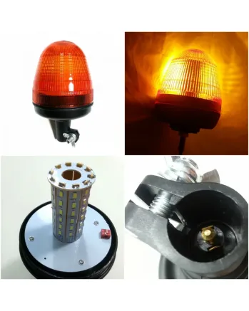 LED ЛЕД Аварийна/сигнална лампa маяк/буркан 12/24V